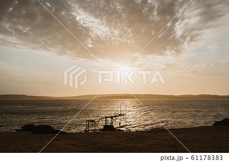 destroyed historic landing stage on the sea destroyed historic landing stage on the sea 61178383