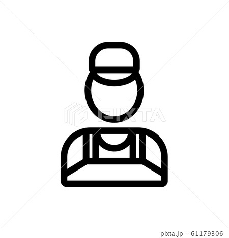 plumber vector icon. Isolated contour symbol illustration 61179306