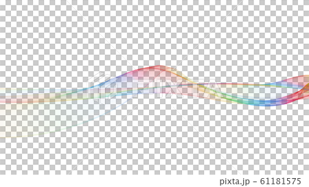 7 color wave background lines - Stock Illustration [61181575] - PIXTA
