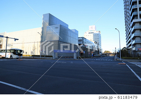つくば市風景 土浦学園線とつくばセンタービル つくば市風景 土浦学園線とつくばセンタービル 61183479