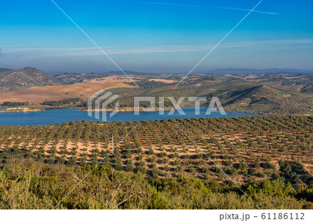 Lake Embalse del Guadalhorce, Ardales Reservoir, Malaga, Andalusia, Spain Lake Embalse del Guadalhorce, Ardales Reservoir, Malaga, Andalusia, Spain 61186112