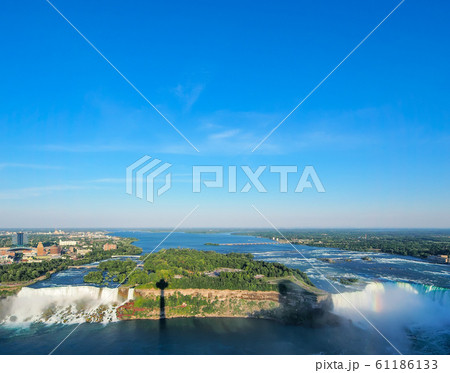スカイロン・タワーより眺めるナイアガラフォールズ ナイアガラの滝 / Niagara Falls スカイロン・タワーより眺めるナイアガラフォールズ ナイアガラの滝 / Niagara Falls 61186133