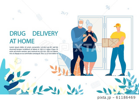 Medical Drugs Delivery at Home Service Advert Medical Drugs Delivery at Home Service Advert 61186469