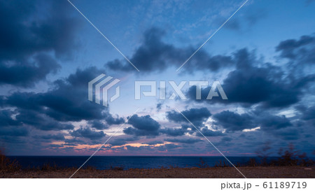 Beautiful cloudscape over Black sea Beautiful cloudscape over Black sea 61189719
