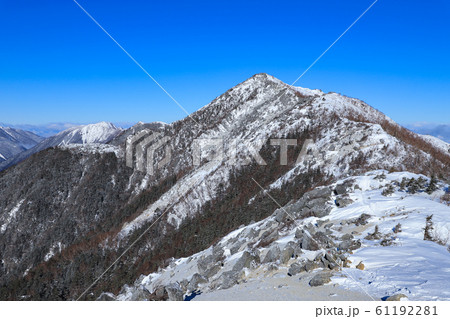 鳳凰三山　観音岳　厳冬 61192281