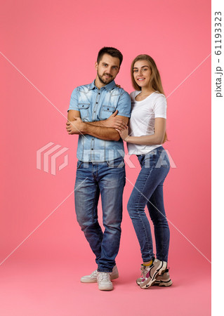 standing on white background 61193323