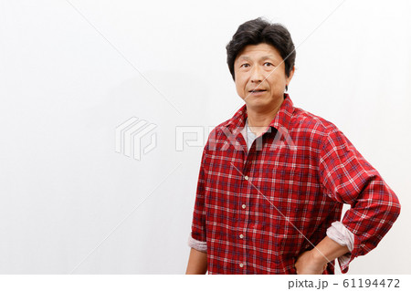 日本人中年男性のポートレート 日本人中年男性のポートレート 61194472