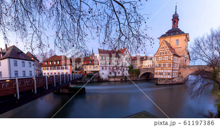 Bamberg. City Hall on the bridge. 61197386