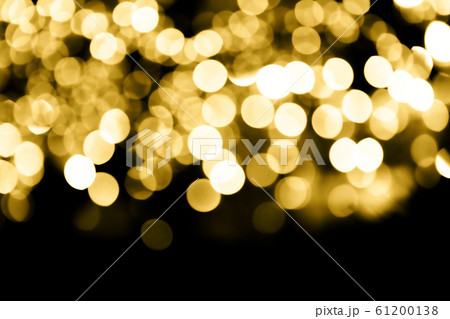 Golden circles bokeh background 61200138