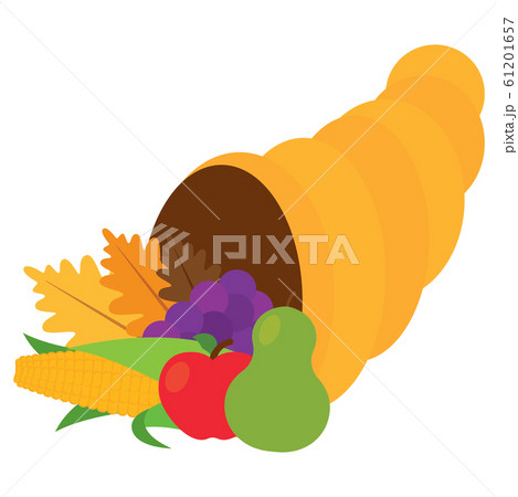 Thanksgivig horn with fruits Thanksgivig horn with fruits 61201657