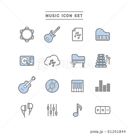 MUSIC ICON SET 61201844