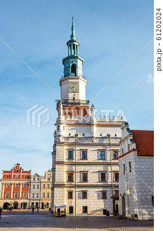 City hall in Poznan old town, Poland 61202024