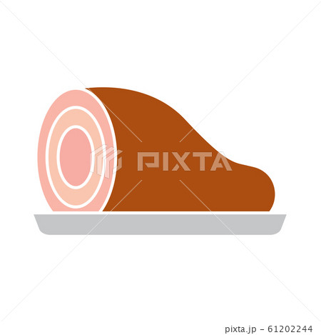 Isolated turkey leg icon Isolated turkey leg icon 61202244