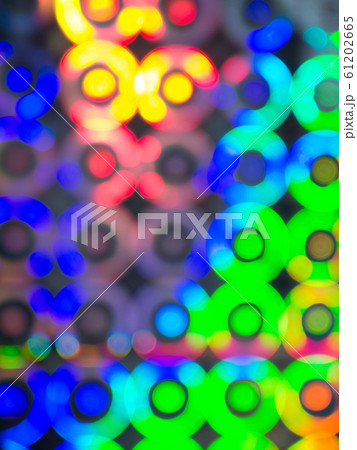 Colorful blurred circle lights background Colorful blurred circle lights background 61202665