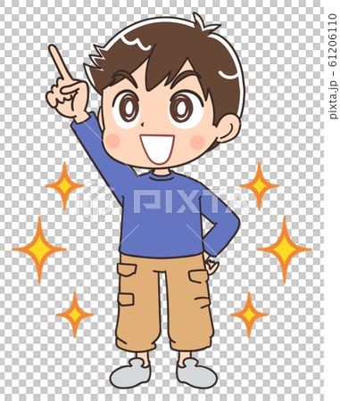 Boy child illustration kids elementary school student Boy child illustration kids elementary school student 61206110
