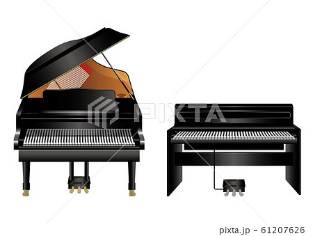 ピアノと電子ピアノ 61207626