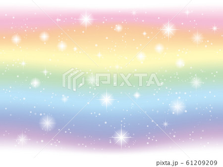 虹色の背景 シームレスのイラスト素材 [61209209] - PIXTA