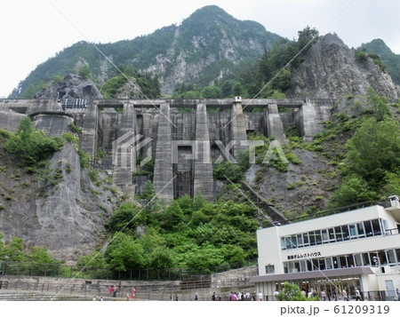 黒部ダム、ケーブルクレーン基礎遺構 黒部ダム、ケーブルクレーン基礎遺構 61209319