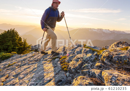 Hike in mountains Hike in mountains 61210235