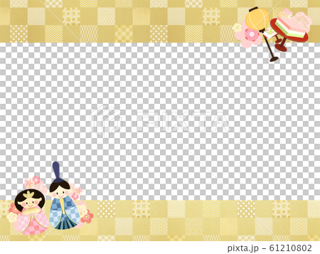 背景-和-和風-和柄-ひな祭り-ひな人形 背景-和-和風-和柄-ひな祭り-ひな人形 61210802