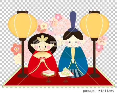 ひな祭り-ひな人形-パーツ-飾り 61211869