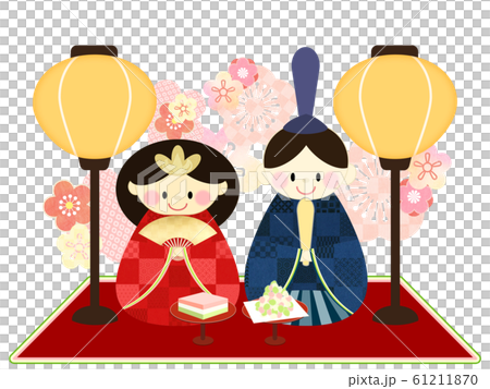 ひな祭り-ひな人形-パーツ-飾り 61211870