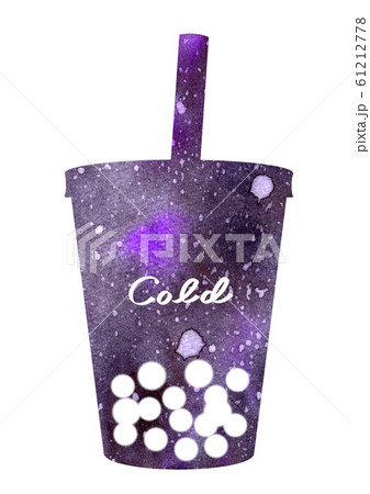 タピオカドリンク シルエット 61212778