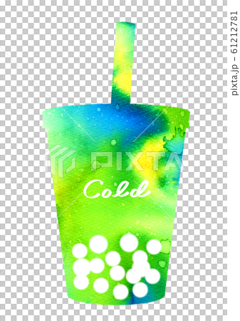 Tapioca drink silhouette 61212781