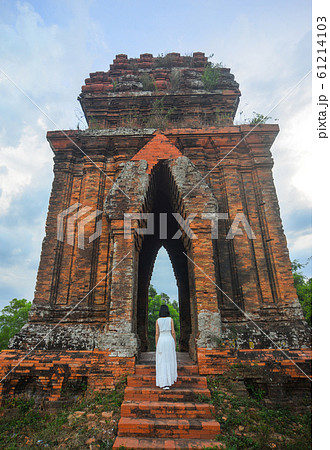 Cham temple tower in Quy Nhon, Vietnam 61214103