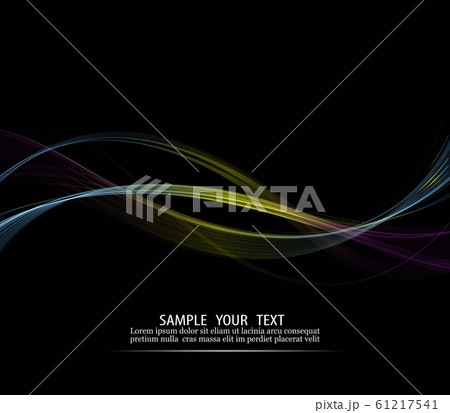 Abstract Wavy vector background Abstract Wavy vector background 61217541