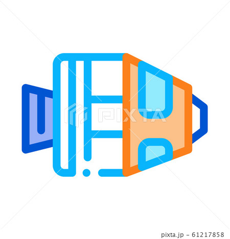 Spaceship Return Unit Icon Outline Illustration Spaceship Return Unit Icon Outline Illustration 61217858