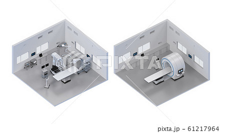 Hospital interior isometric Hospital interior isometric 61217964