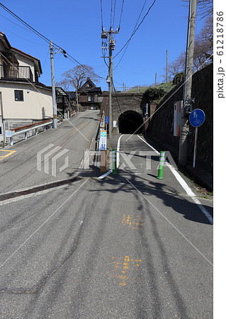 新潟 糸魚川 旧北陸本線線路跡 久比岐自転車歩行者道 新潟 糸魚川 旧北陸本線線路跡 久比岐自転車歩行者道 61218786