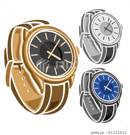 Vector set of Wrist Watches Vector set of Wrist Watches 61222012