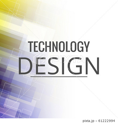 Abstract technology digital hi tech hexagons concept background. Space for your text 61222994