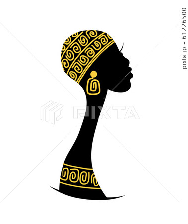 Female head silhouette for your design 61226500