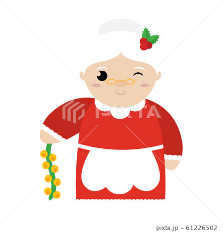 Isolated mrs claus cartoon 61226502