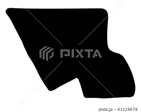 Tuvalu Map Black Silhouette vector illustration Tuvalu Map Black Silhouette vector illustration 61228678