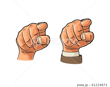 Pointing Finger At Viewer From Front Vectorのイラスト素材