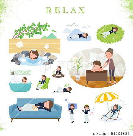 flat formal wide pants women_relax 61231382