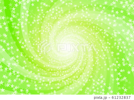 星と螺旋1 黄緑 61232837