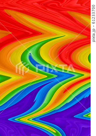 Motion blurred picture of a gay rainbow flag 61233700