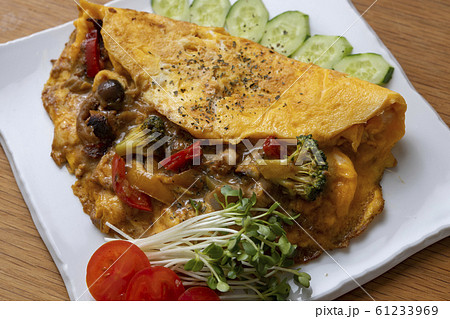 チーズカレーオムレツ チーズカレーオムレツ 61233969