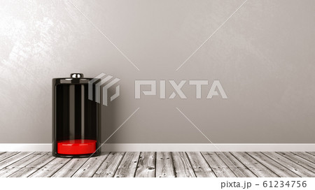 Battery Low on Wooden Floor Battery Low on Wooden Floor 61234756