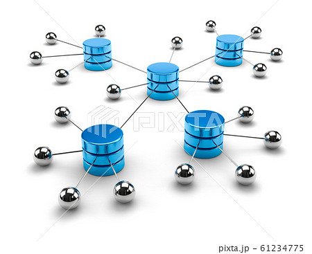 Network Computing Data Storage Concept Network Computing Data Storage Concept 61234775