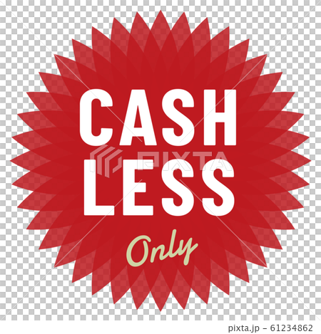 CASHLESS ONLY マーク CASHLESS ONLY マーク 61234862