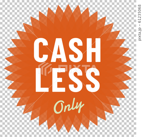 CASHLESS ONLY マーク 61235068