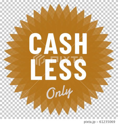 CASHLESS ONLY マーク 61235069