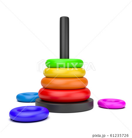 Stack of Rings Child Toy Stack of Rings Child Toy 61235726