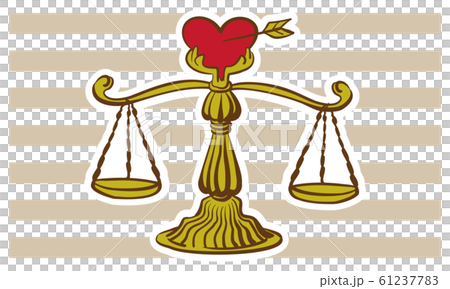 はかり　アンティーク風 61237783